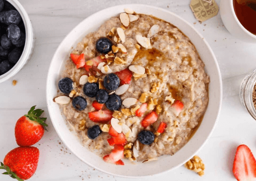 Creamy Oatmeal with Nuts & Seeds