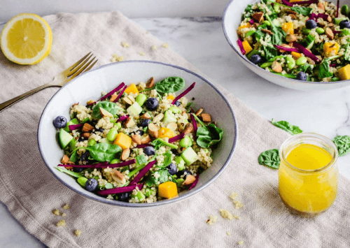 Quinoa Power Salad with Veggies & Nuts